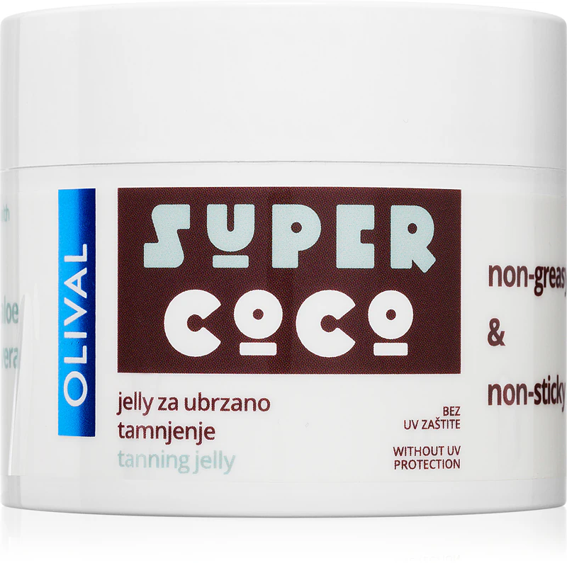 Olival SUPER Coco Feuchtigkeitsspendende Bräunungsbeschleuniger-Creme-Gel