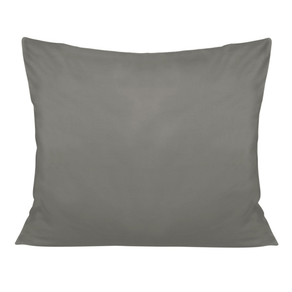 Poszewka satynowa 50x60 szara 037 jednobarwna