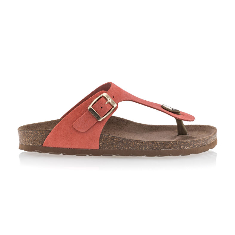 Sandalias naranjas para mujer / Zapatos de punta abierta