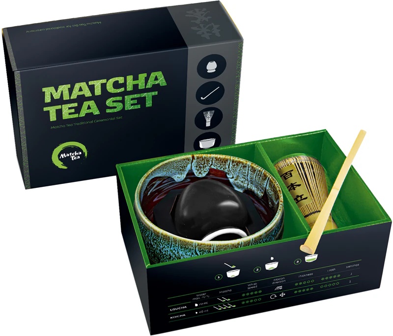 Darilni set Matcha Tea Profi Kaoru za pripravo napitka