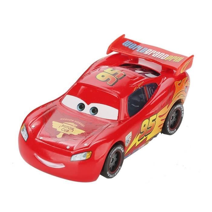 Modelo de coche de color de la Copa Pistón Pixar Cars 3, Rayo McQueen, Mater, en aleación de metal fundido a presión, jou