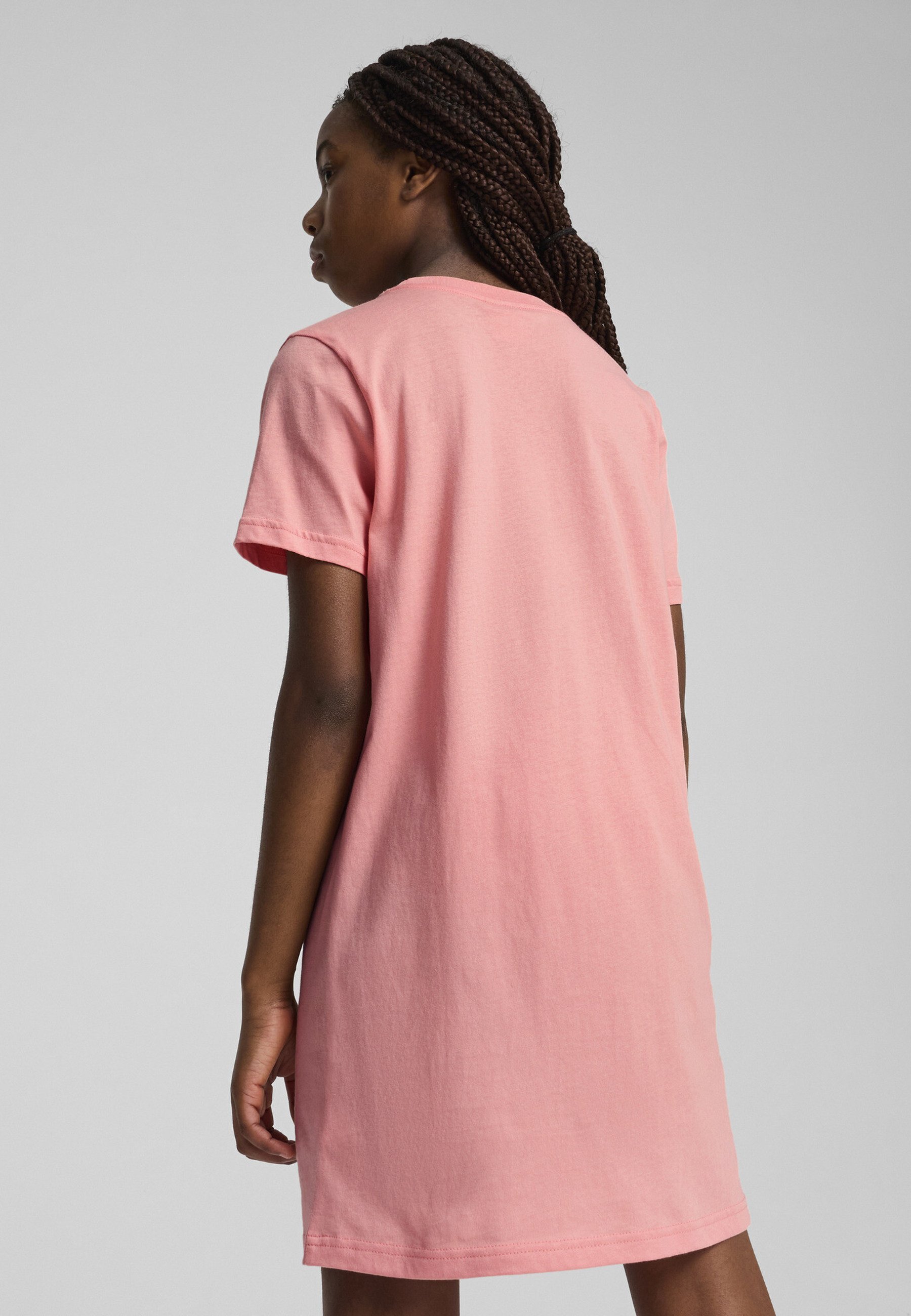 Robe Puma à manches courtes avec petit logo - Jersey rose fruit