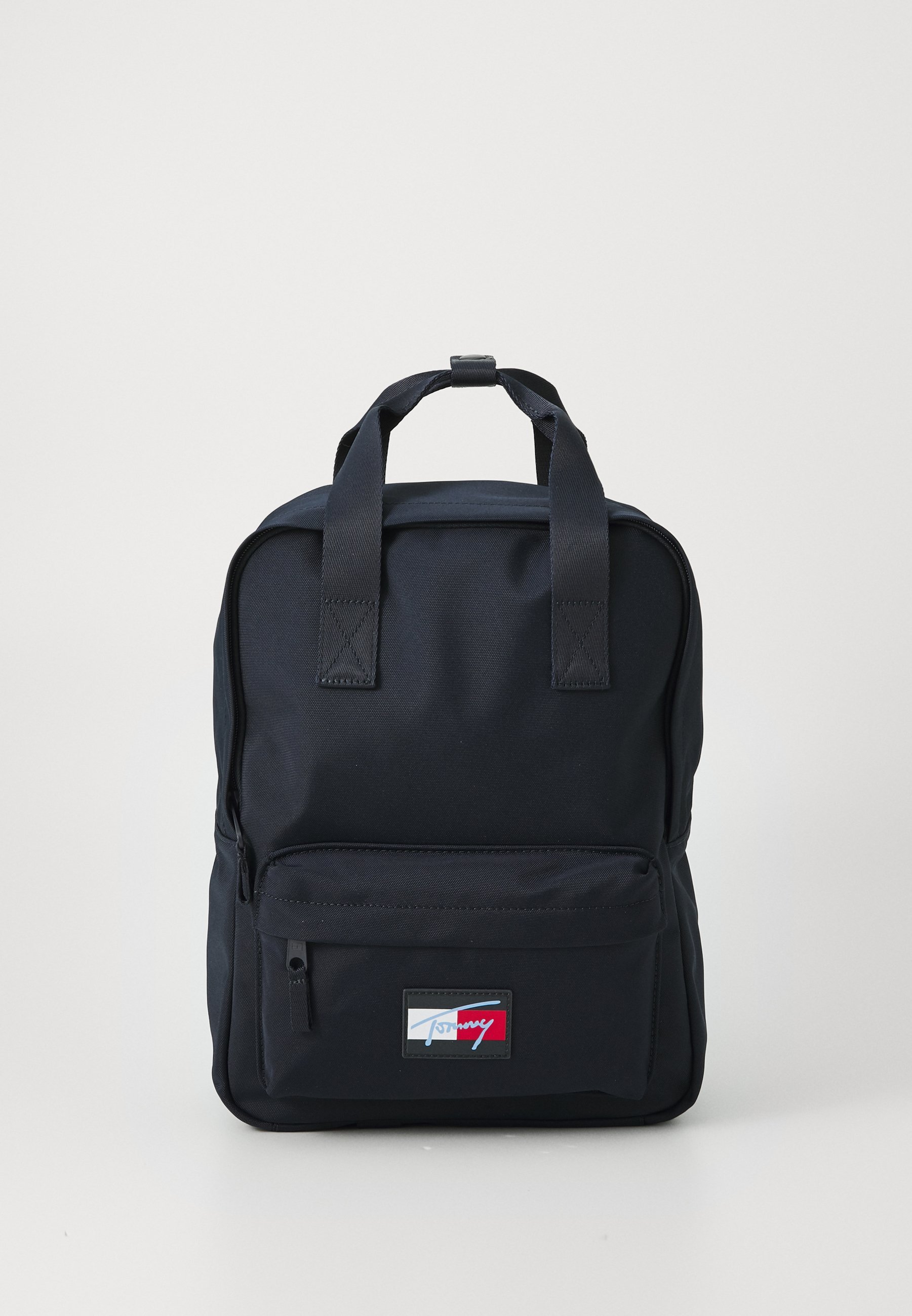 Mochila Tommy Hilfiger com estampa de bandeira - Unissex - Mochila escolar - Azul espacial