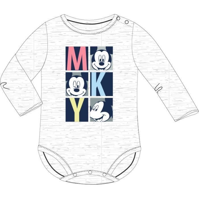 Cadeau de naissance , Lot de 2 Body Bébé Garcon Taille 18 Mois ( 2 Manches longues )
