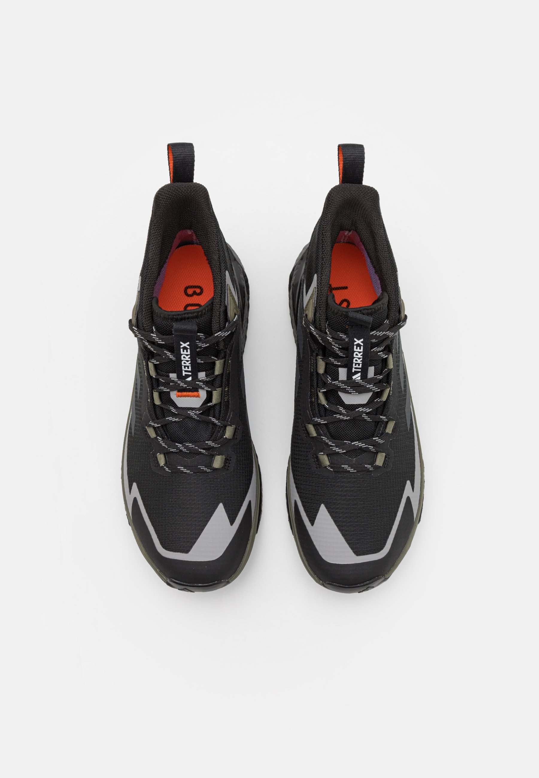 Adidas Terrex FREE - Chaussures de randonnée - Noir/Carbone/Olive Strata