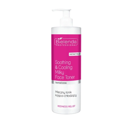 Bielenda Professional Redness Relief mleczny tonik kojąco-chłodzący 500 ml