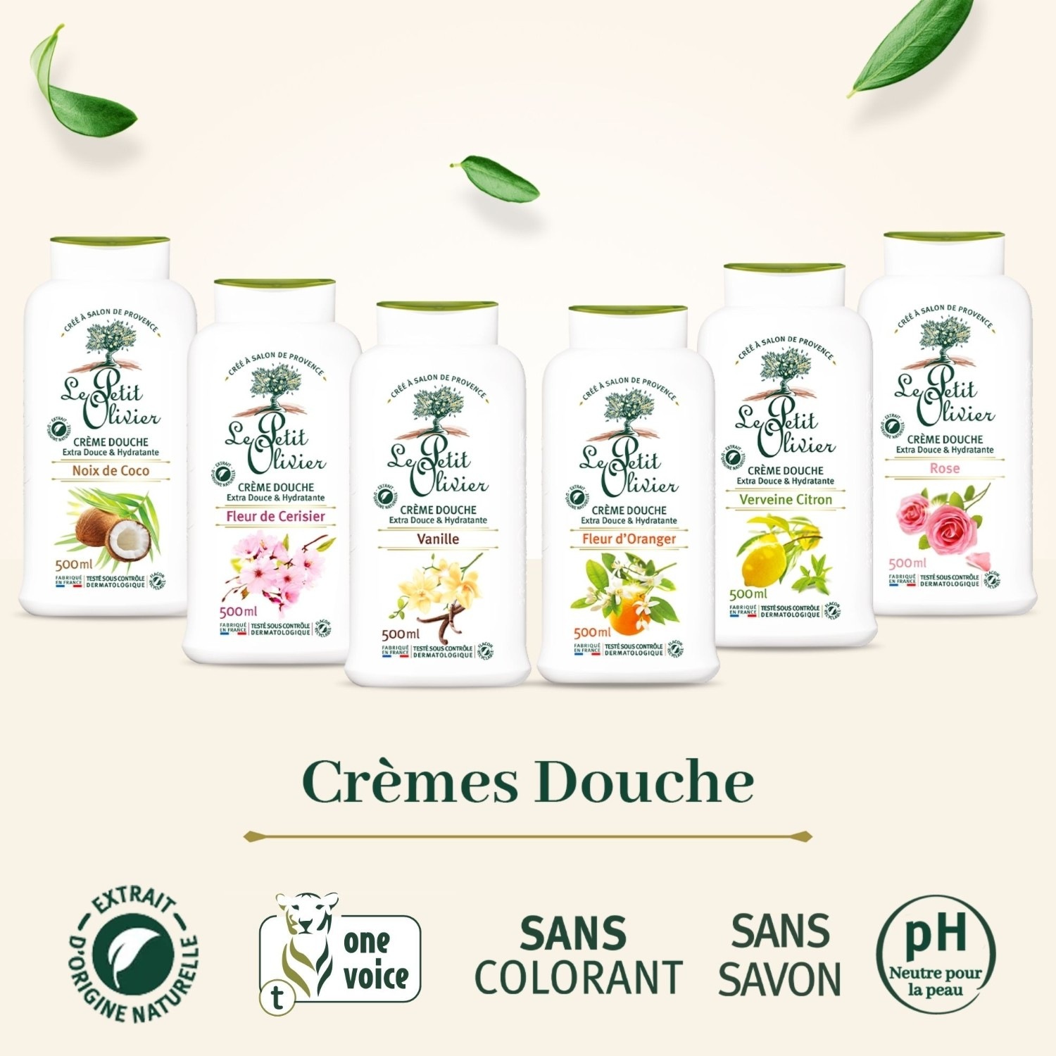 Le Petit Olivier Crème Douche Verveine Citron