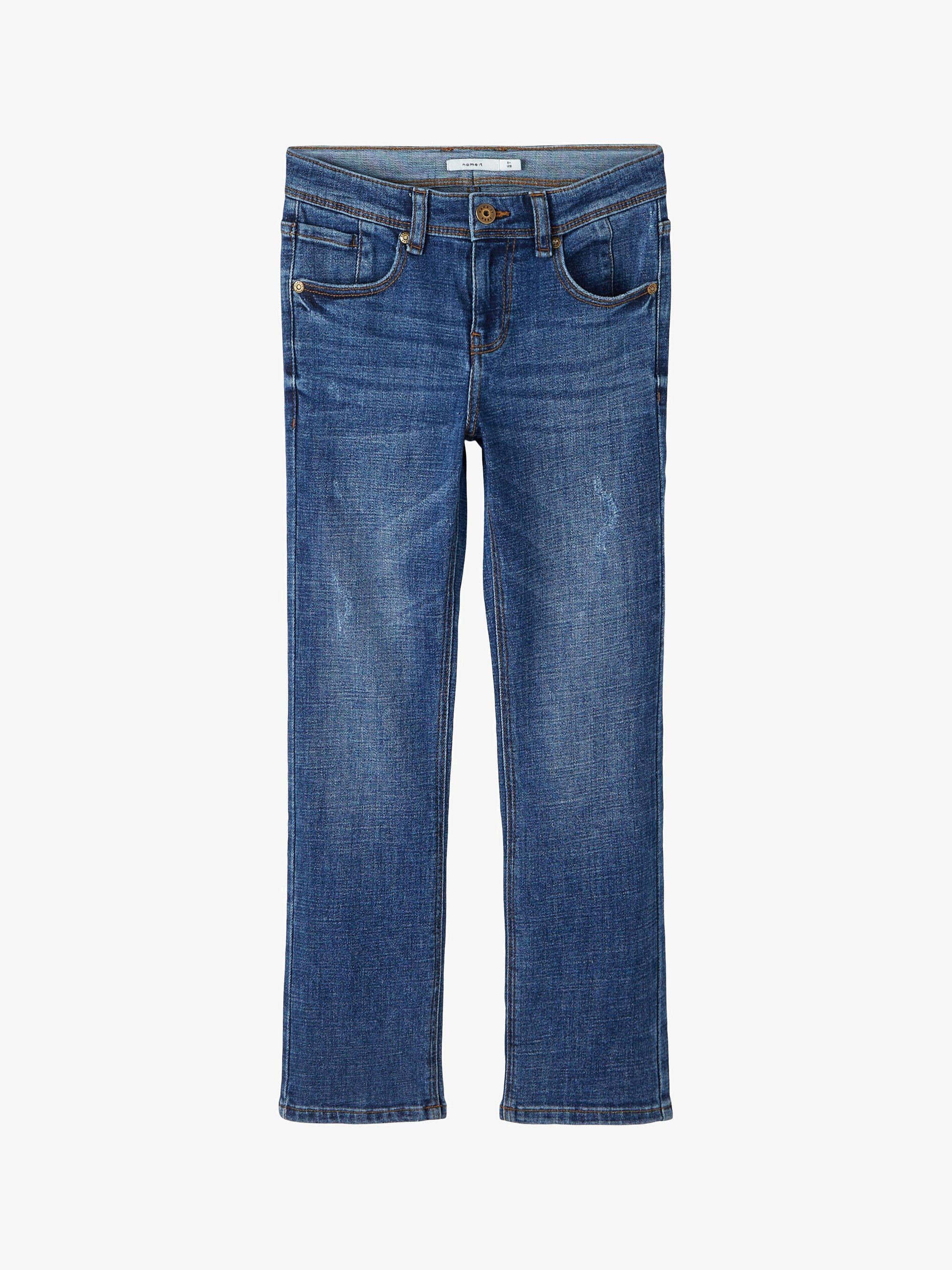 Name it NKMRYAN - Sirge säärega teksad - tumesinine denim