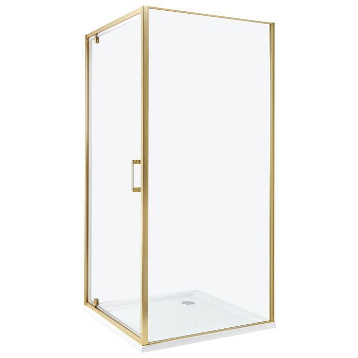 Cabine de douche DARLI 90 x 90 x 185 cm Doré