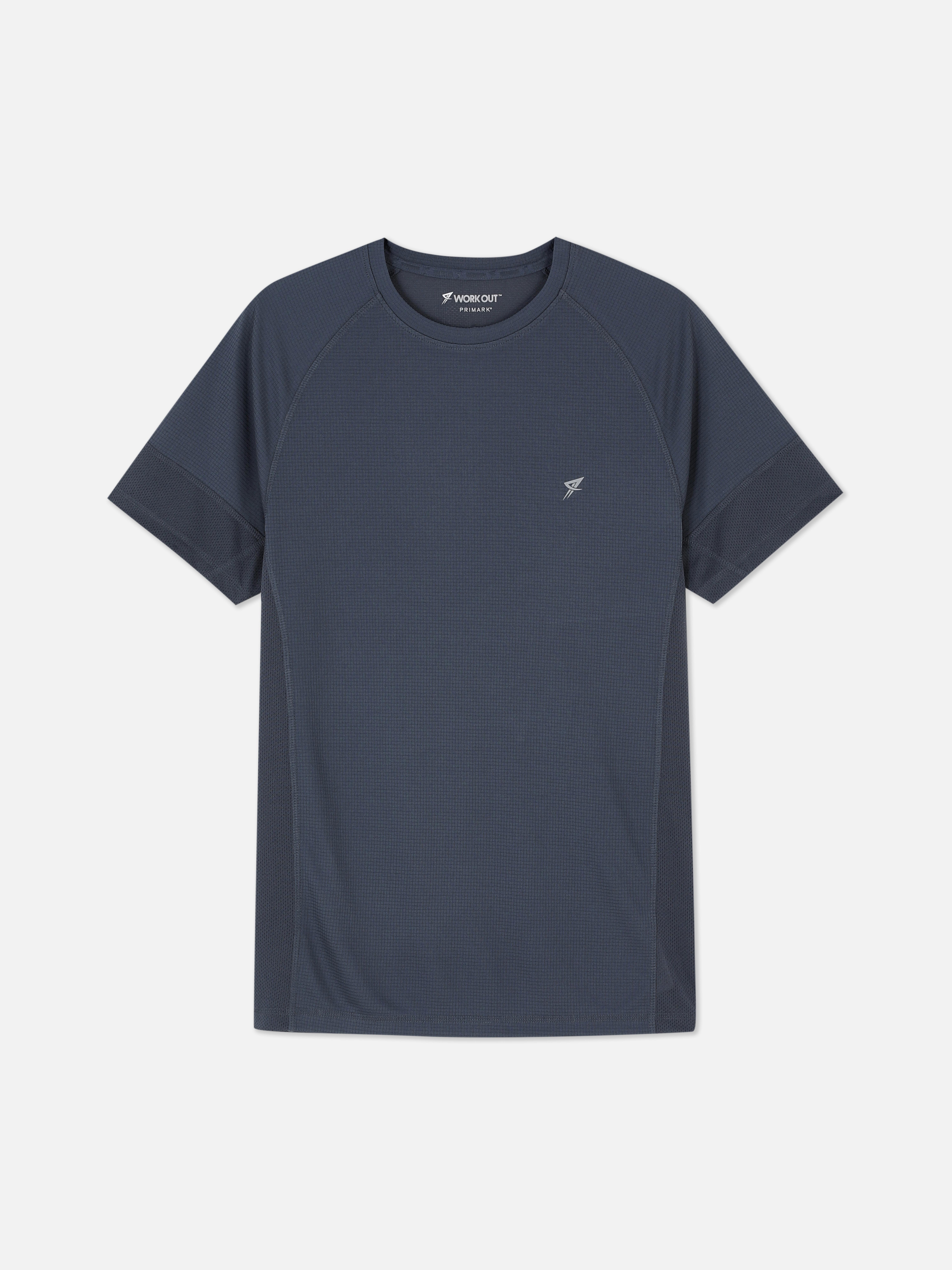 Tricou sport cu mânecă scurtă Extinde-ți colecția de articole sportive cu acest tricou cu guler rotund, mâneci scurte și logo reflectorizant