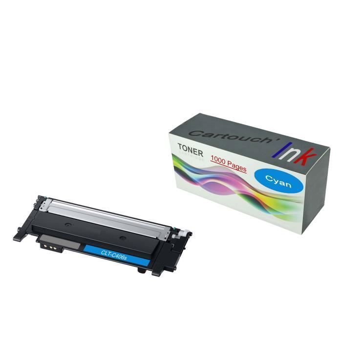 406S - Pack of 4 Compatible SAMSUNG CLT-K406s C406s M406s Y406s Toners - Samsung 406 Cartridge Toner