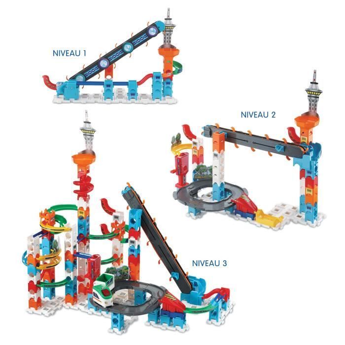 VTECH MARBLE RUSH Kugelbahn – SUPER SKY TOWER SET XL300E – 143 Teile – Für Kinder ab 4 Jahren