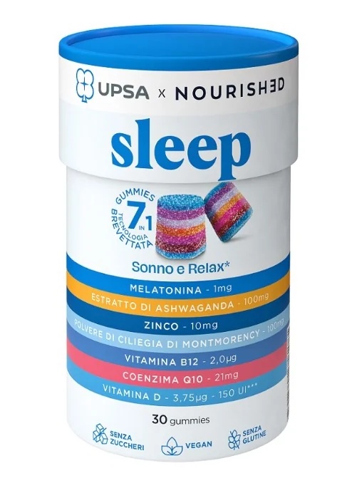 UPSA Upsa X Sommeil Nourri 30 gommes pour une nuit paisible