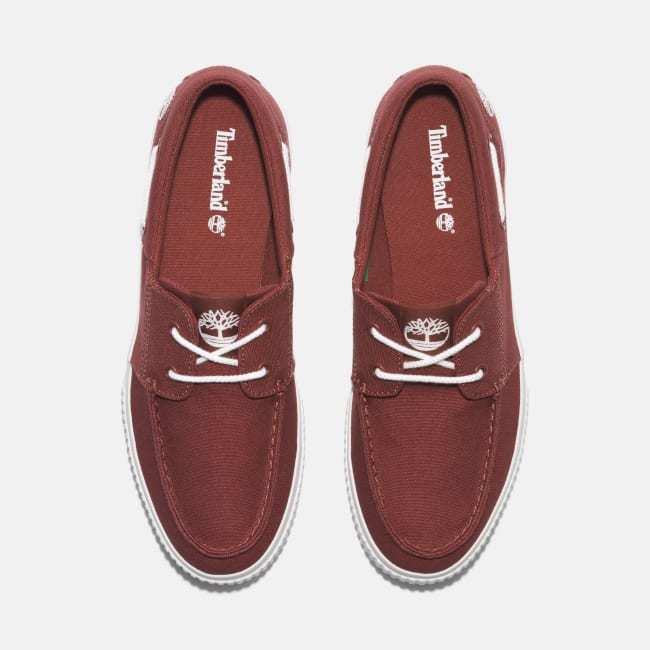 Sneaker Bassa Stringata da Uomo in rosso