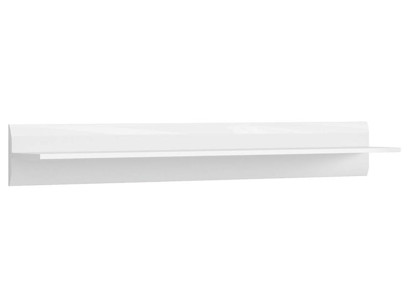 Półka ścienna Azteca Trio 150 cm biały połysk