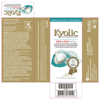 Kyolic Ena tableta na dan 600 mg 30 tablet
