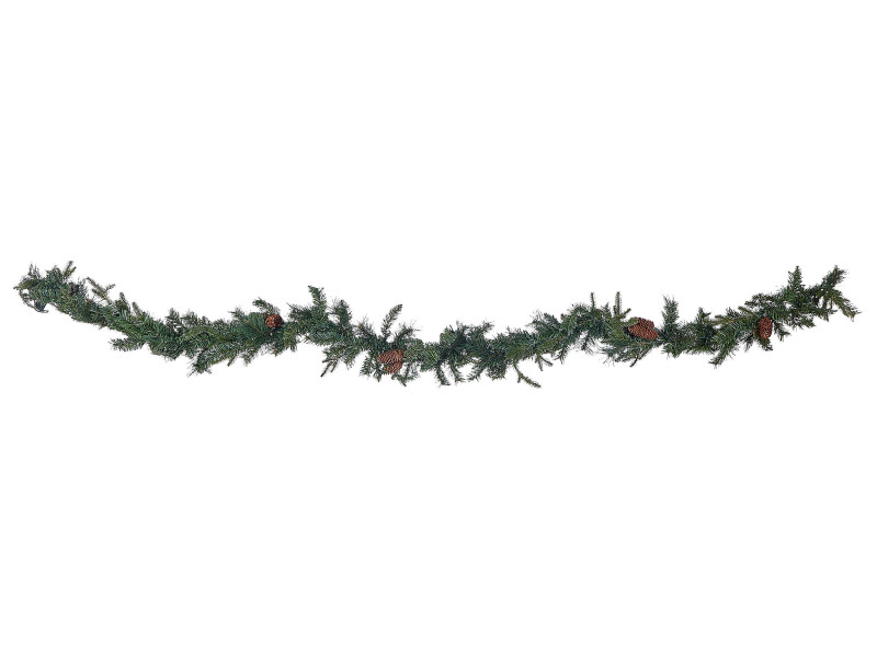Girlanda świąteczna światełkami LED 270 cm zielona