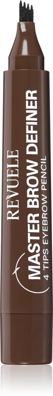 Revuele Master Brow Definer Lápis para Sobrancelhas com 4 Pontas - Lápis de precisão para sobrancelhas