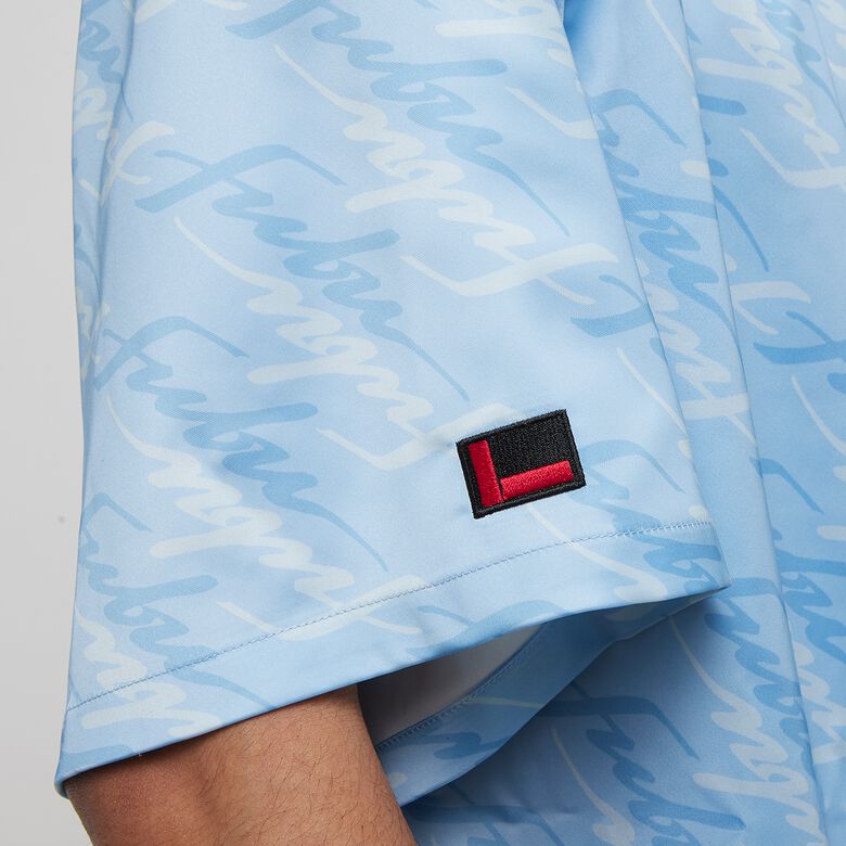 Maglia da baseball retrò con stampa integrale.