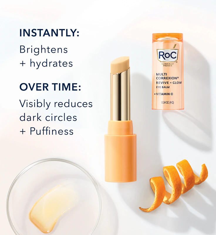 RoC Multi Correxion Revive + Glow Bálsamo Iluminador para Olhos com Vitamina C