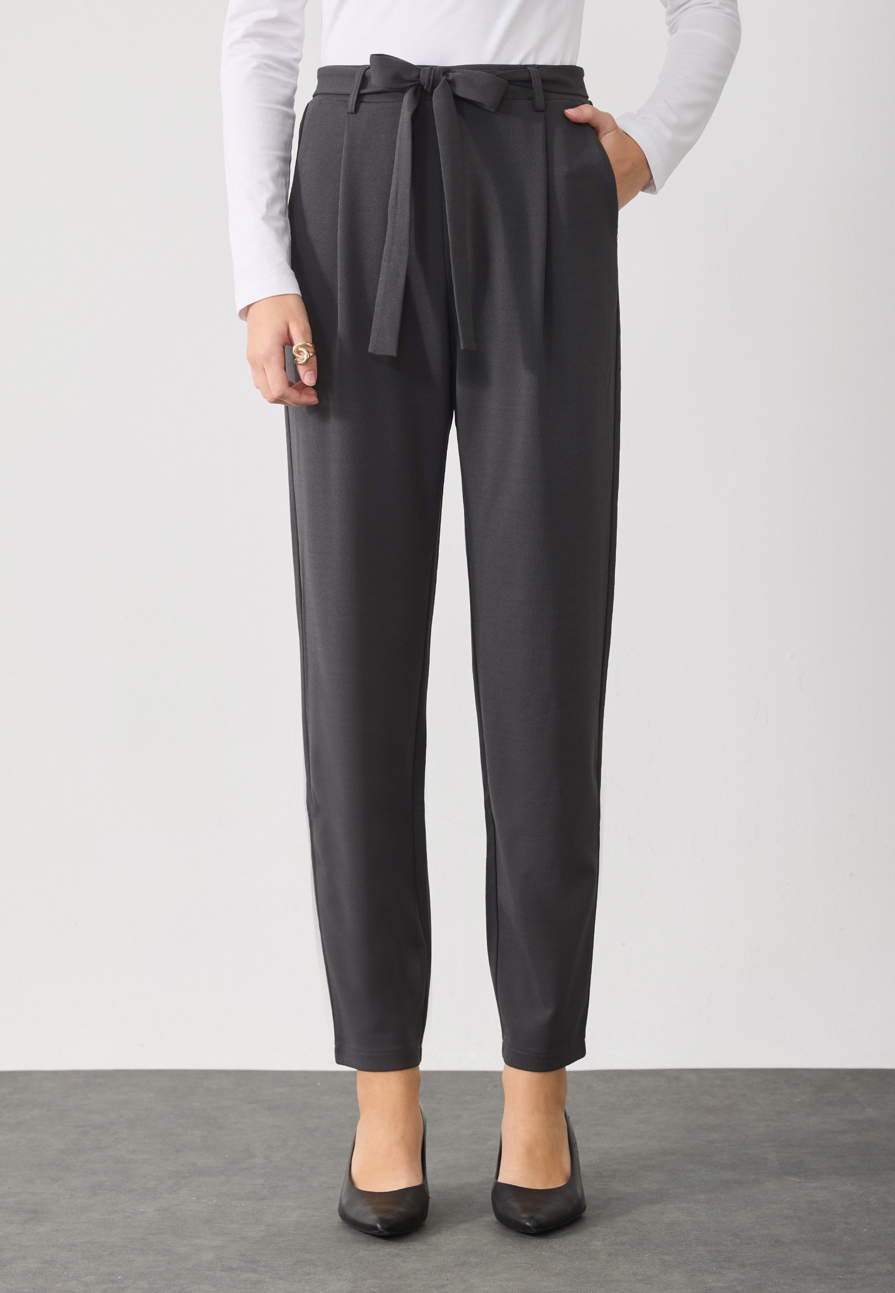 Anna Field broek - donkergrijs