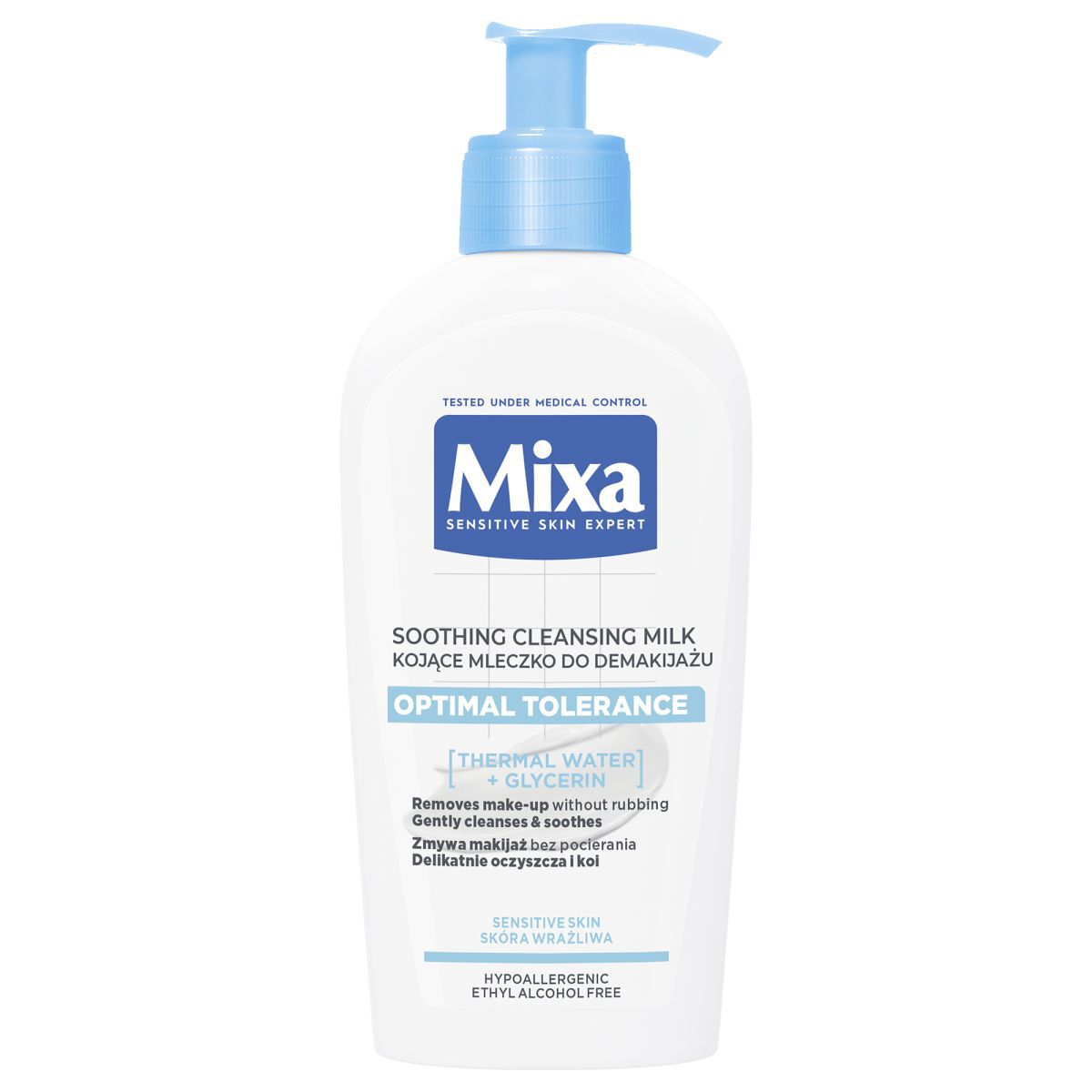 Mixa Make-up-Entferner-Milch für empfindliche Haut 200 ml Optimale Verträglichkeit