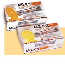 MGK-VIS Mg.K Vis Pocket Stick Orange 12 sachets Complément énergétique