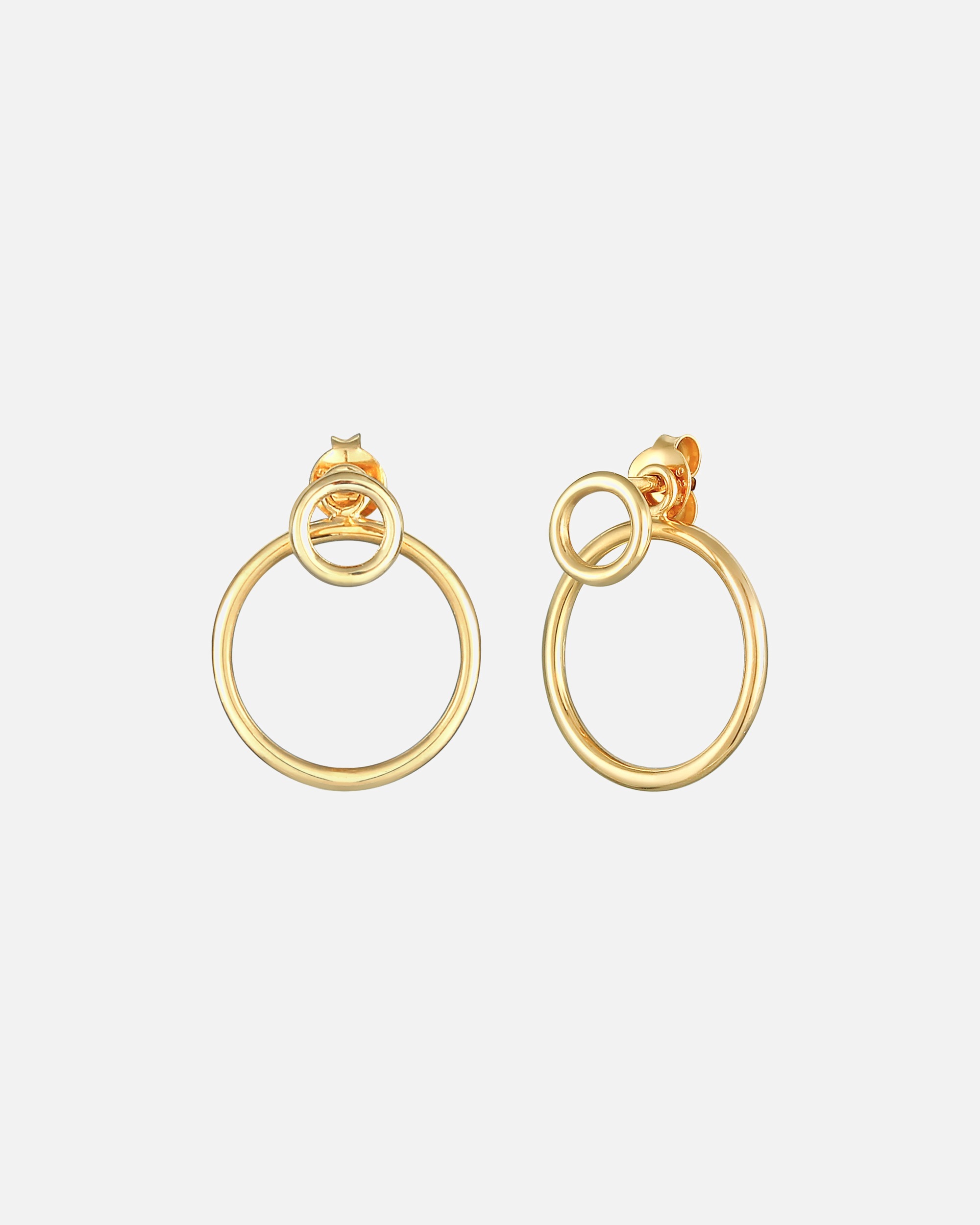 Elli Boucles d'oreilles dames Circle Rond Geo Trend en argent sterling 925