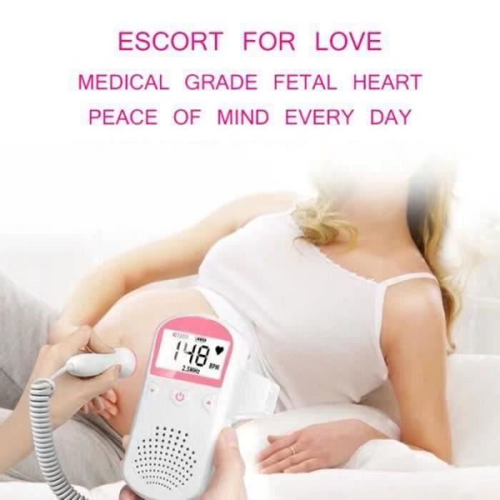 PC25737-Doppler Baby Prenatal Sonar Doppler Women Fetal Monitor Prenatal Heart Rate Detector