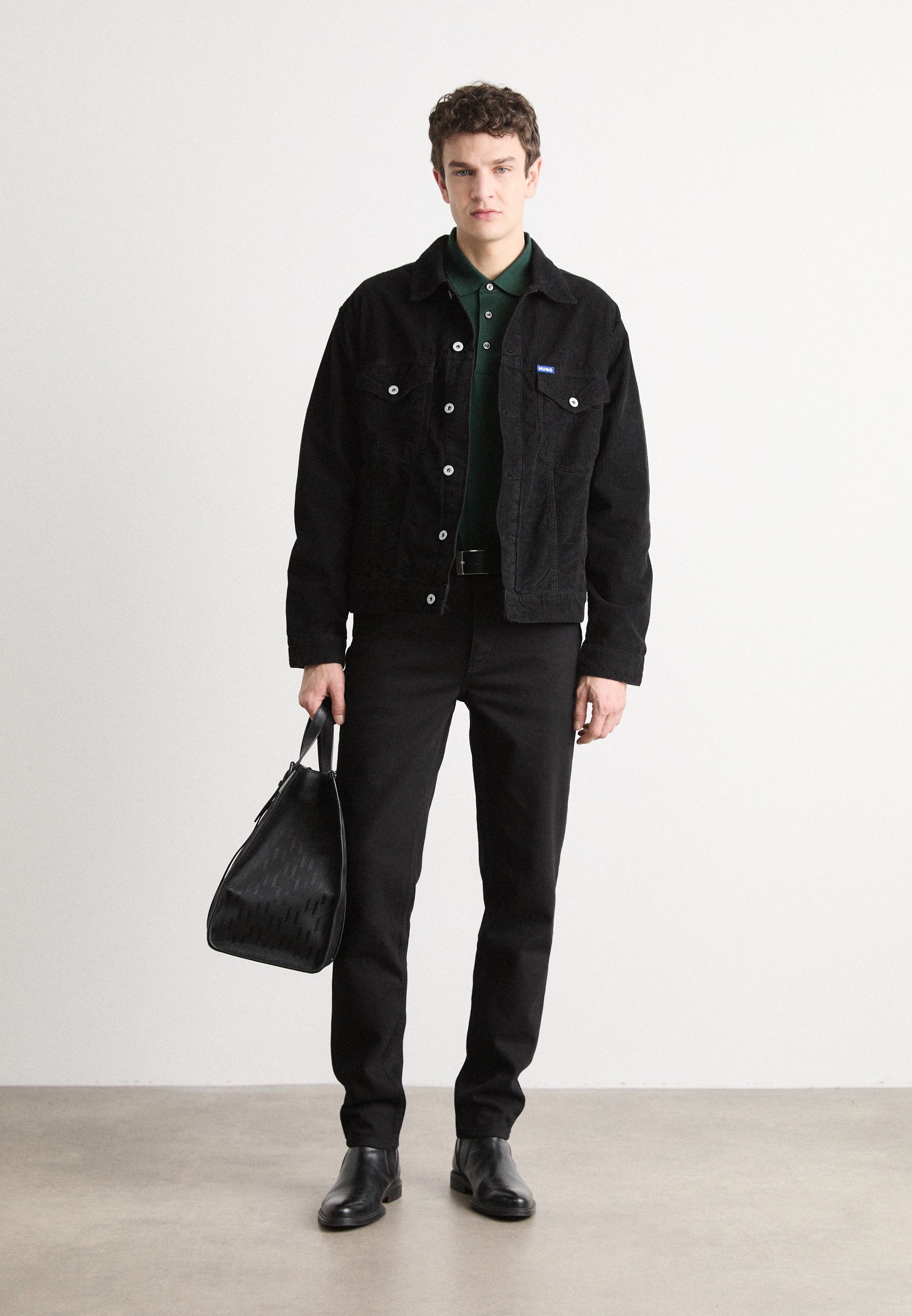 HUGO BRODY - Džíny Straight Fit - black