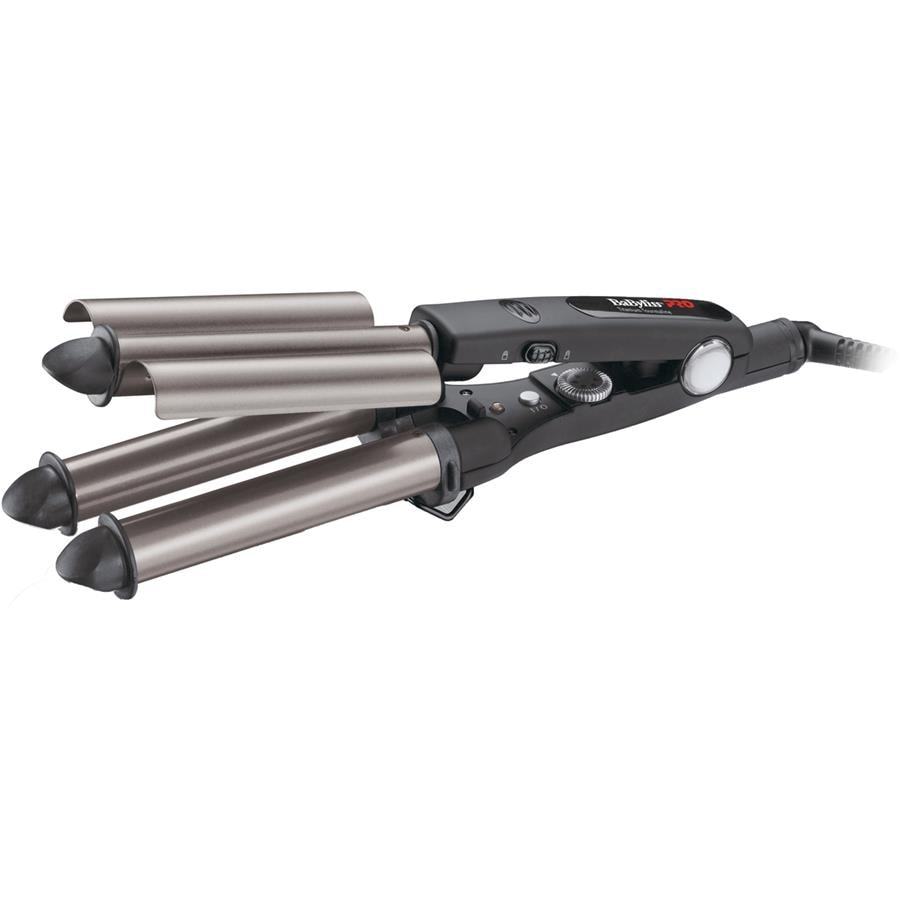 „BaByliss Pro“ trijų cilindrų garbanojimo žnyplės, pagamintos iš titano ir turmalino – 1 vnt.