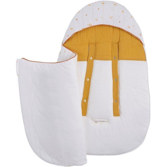 Ninho para bebê - SAUTHON - LUZ DO SOL - 0-4 meses - Musselina de algodão - Estampa