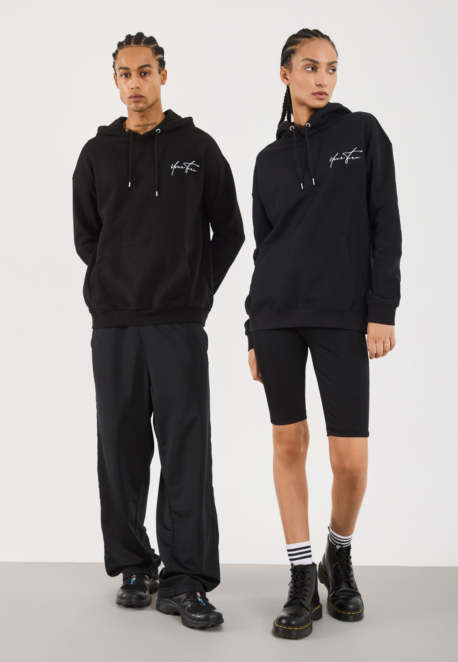 HOODIE UNISEX - Mikina - black