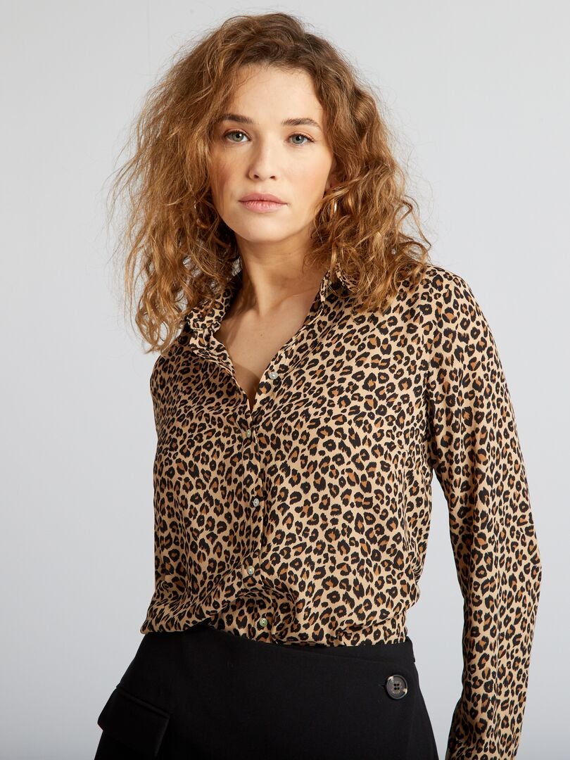 Camisa suave - BEIGE