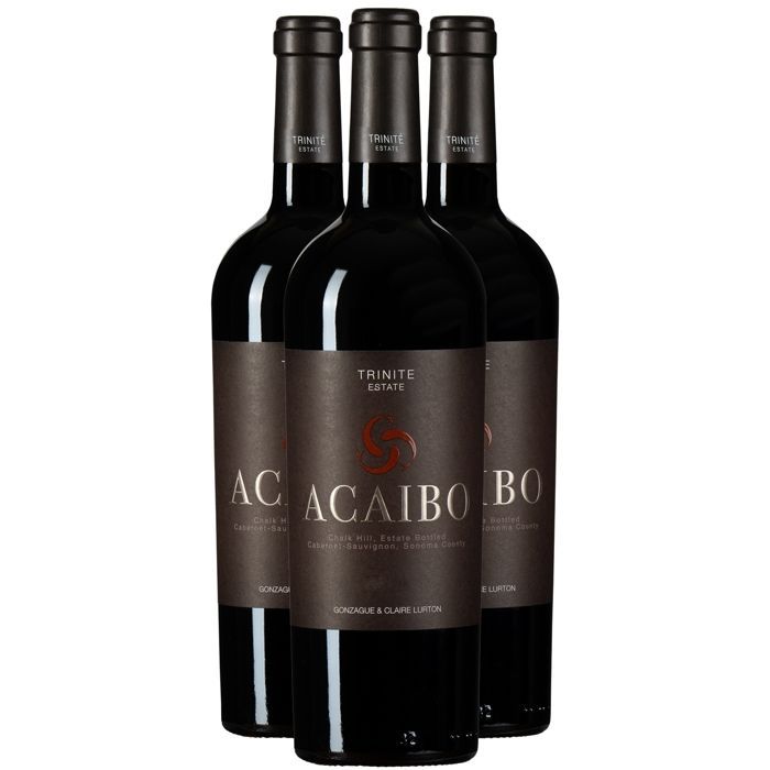 Trinité Estate Sonoma Valley Acaibo 2018 - Vin Rouge des Etats-Unis (3x75cl)
