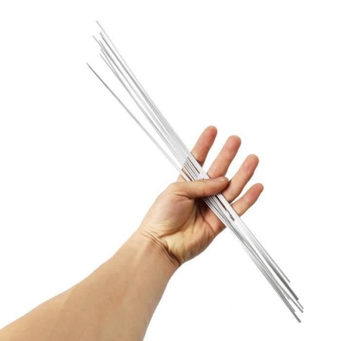 2 x 500mm Low Temperature Aluminum Welding Rods, No Welding Powder Required, 10 Pieces