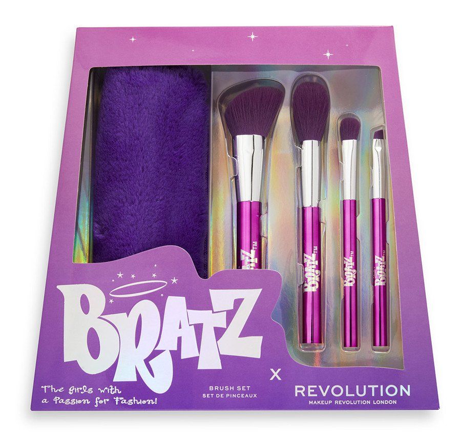 „Revolution x Bratz“ šepetėlių rinkinys Makiažo šepetėlių rinkiniai