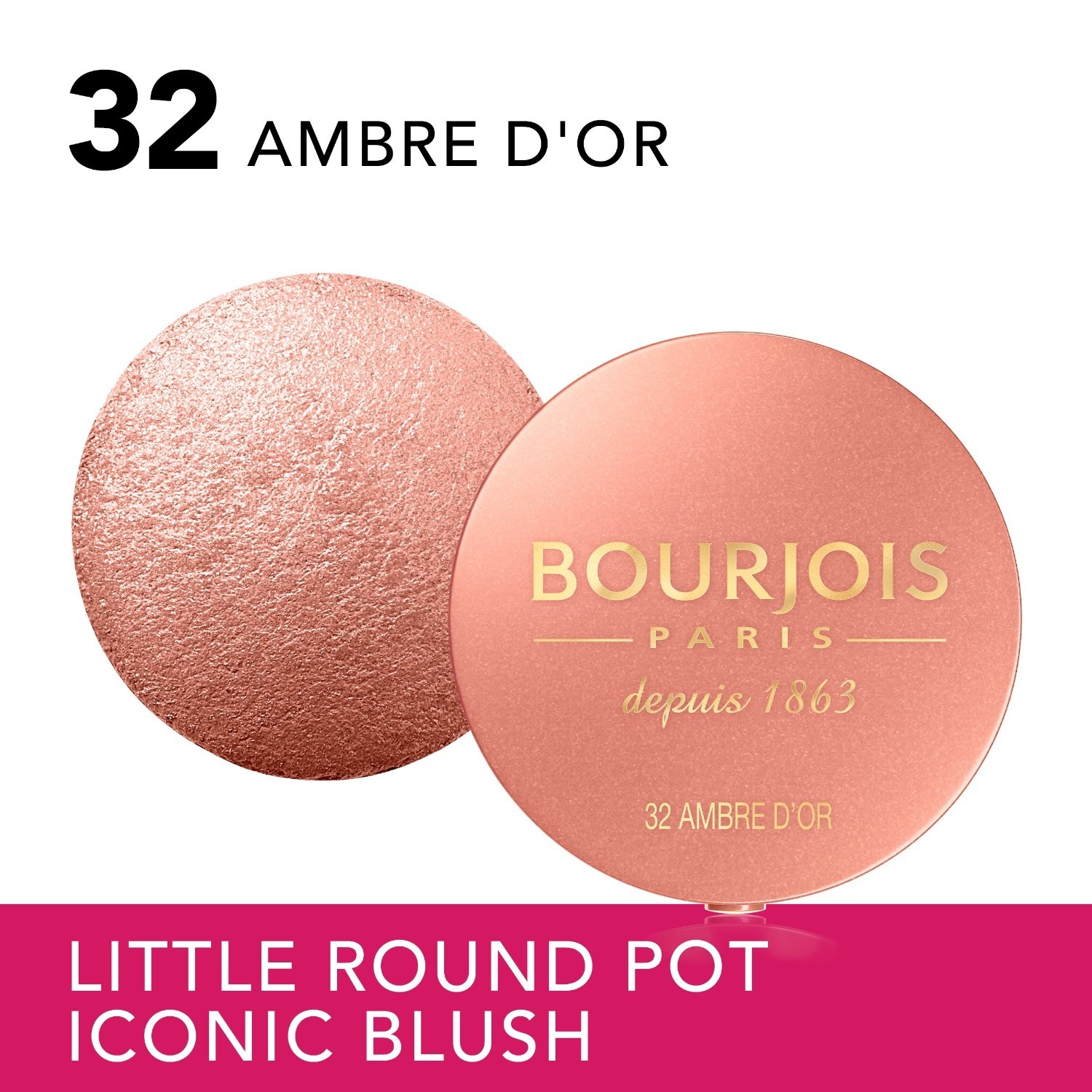 Bourjois sjenilo za oči, mala okrugla posuda, 2 u 1 sjenilo za oči – 2 g
