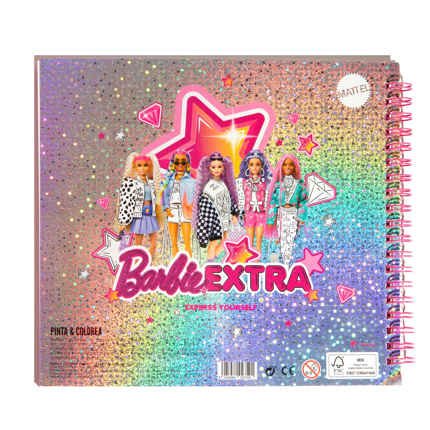Barbie™ / Princeza - sveska za bojanje i slikanje Papirnica