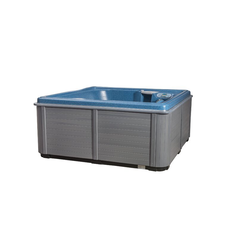 Thermospas 4-Personen-Whirlpool (42 Zoll, quadratisch, Acryl) mit Ozonisator