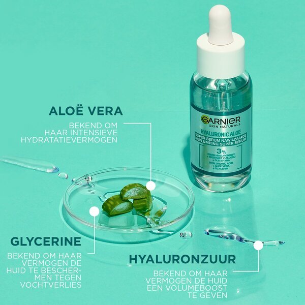 Garnier Hyaluron+ serum za obnovo kože, 30 ml