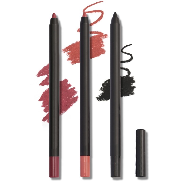 Wielokolorowa kredka do makijażu, szminka, eyeliner, długotrwały, wodoodporny, nawilżający, aksamitny, matowy kosmetyk TSLM1