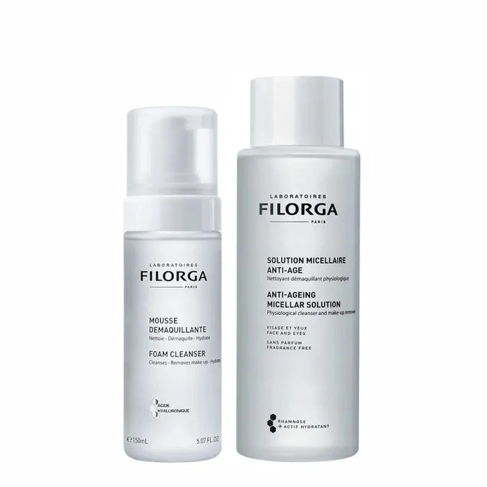 FILORGA Duo Nettoyant Filorga 2x150 ml Nettoie, démaquille et hydrate