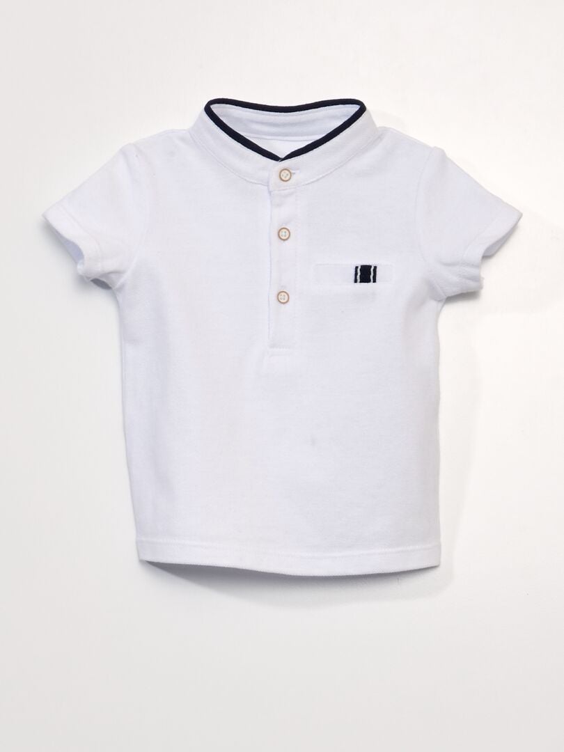 2-delige set - Poloshirt + twill shorts - BEIGE