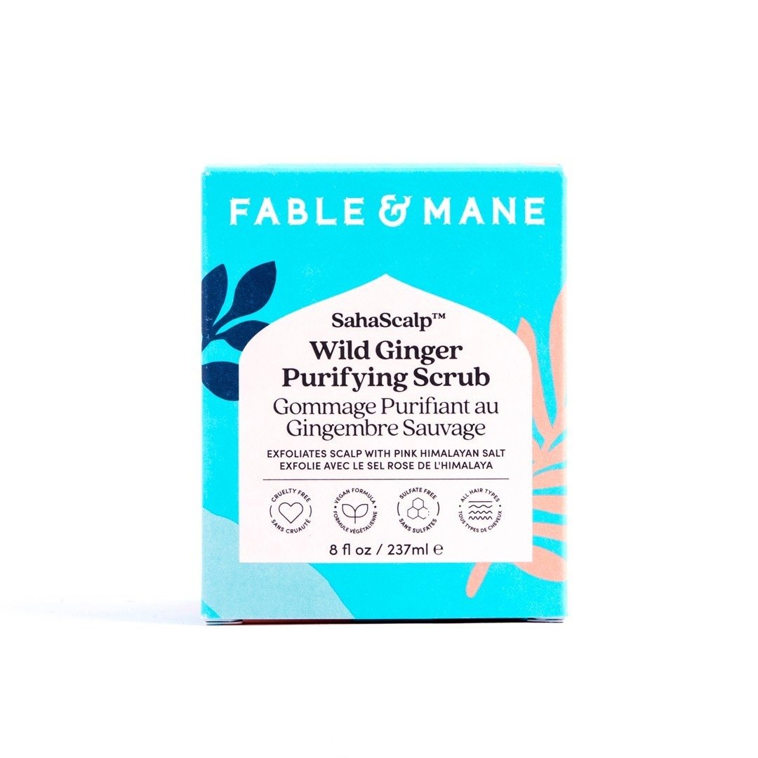 Piling za vlasište Fable & Mane SahaScalp™ piling za čišćenje s divljim đumbirom - 237 ml