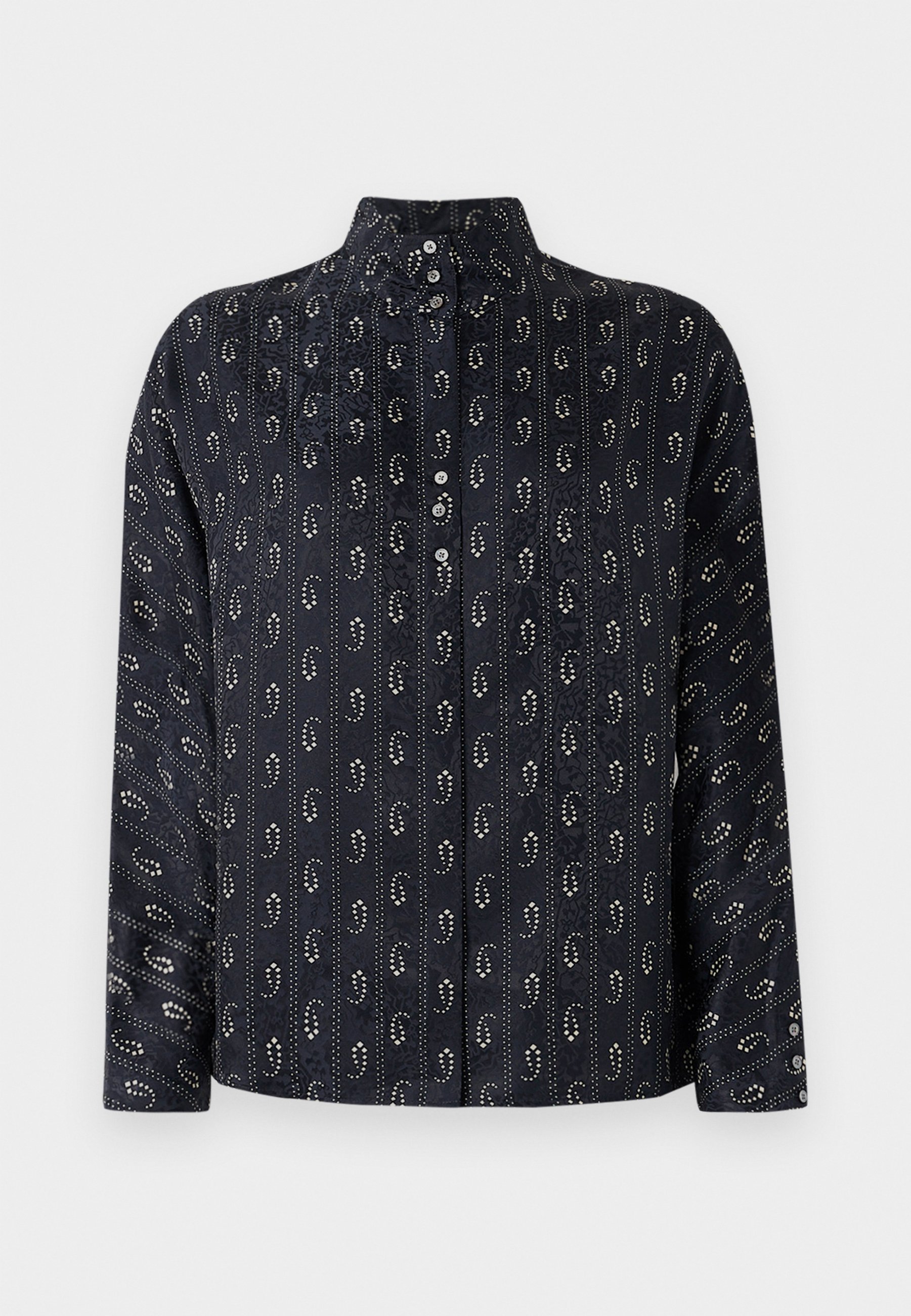 Tory Burch blouse met knoopsluiting - medium marineblauw