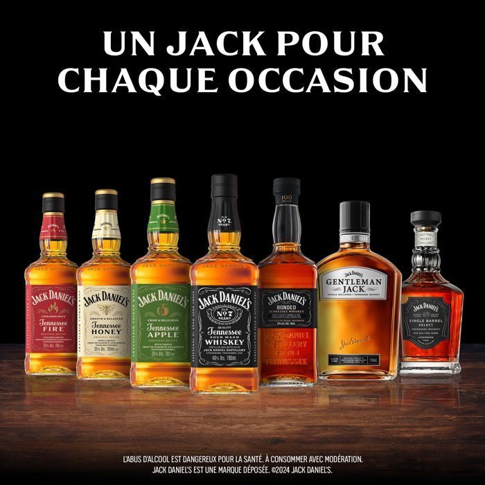 Jack Daniel's - Old N°7- Tennesse Whiskey - USA - 40% Vol. - 70 cl