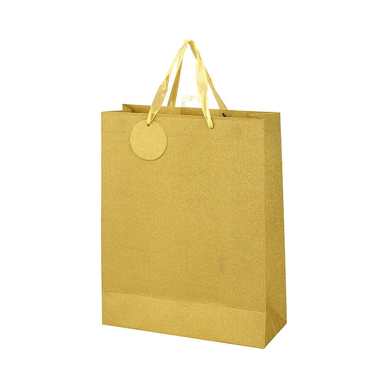 Borsa regalo grande 32x26x10 cm glitterata
