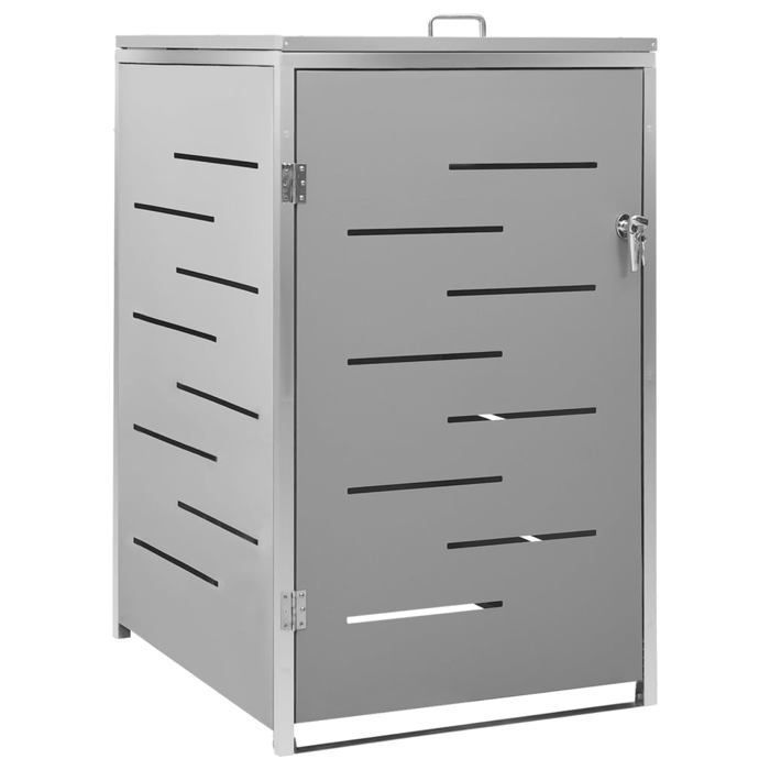 14247852 & Cobertizo para contenedores - caseta para contenedores 69x77,5x112,5 cm Acero inoxidable