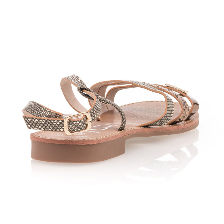 Sandalias amarillas para mujer / Zapatos de punta abierta